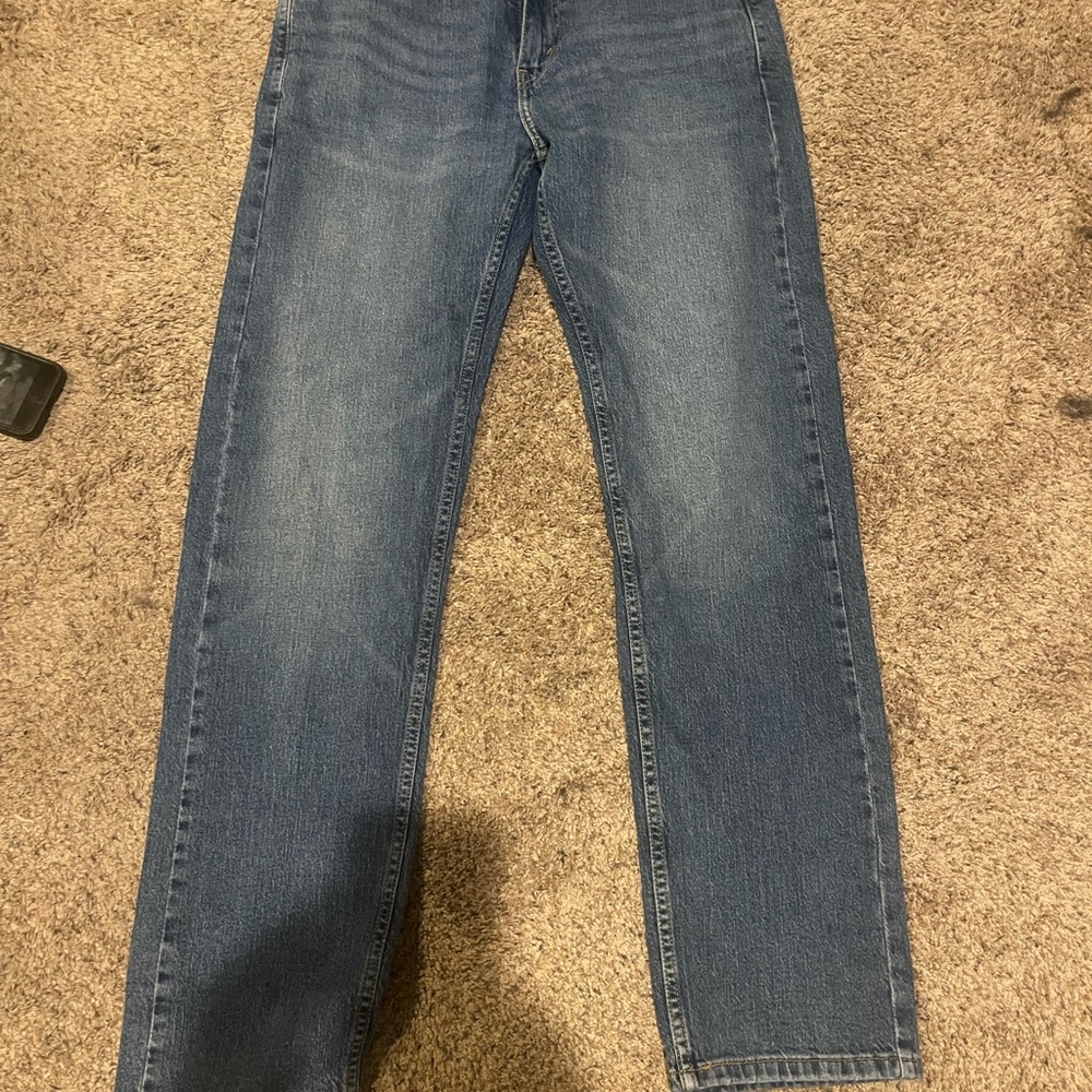 Levi's Men's Straight-Leg Denim Jeans in Medium Blue